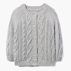 Gymboree Cable Knit Sparkle Cardigan